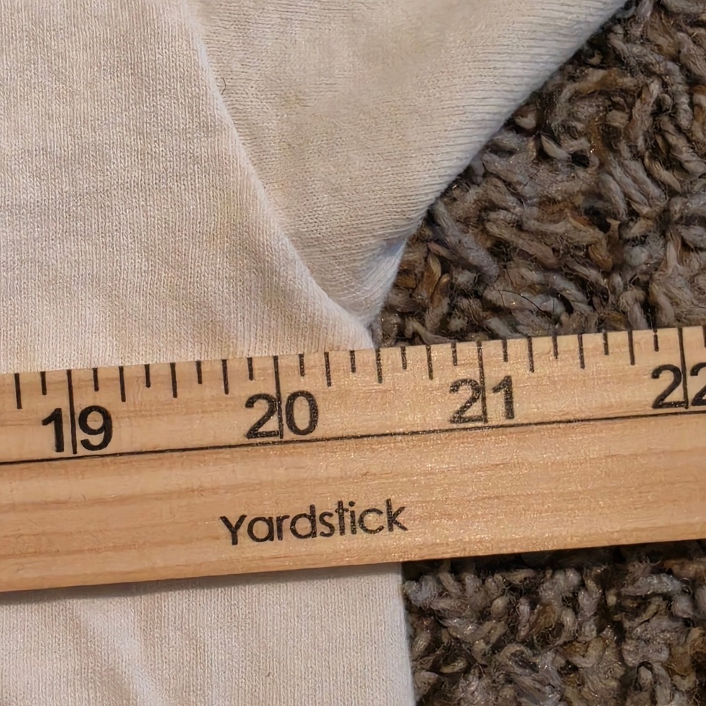 Vintage Fruit of the Loom Two Trees Stables T-Shirt Cream 90s Single Stitch L - Picture 8 of 8